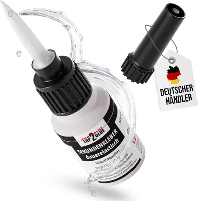 Produktbild von Kopie von Top2Glue Sekundenkleber 20g dauerelastisch (schwarz) #1