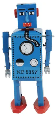 Produktbild von Roboter Robot Lilliput Blechroboter blau