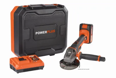 Image de POWERPLUS POWDP35150 - Meuleuse d'angle sans fil 20V 115mm SET