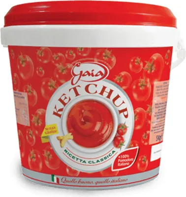 Produktbild von GAIA Ketchup Eimer 5 kg, Rot