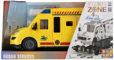 Produktbild von Rettungswagen mit Lenkung. Mit Licht und Sound
