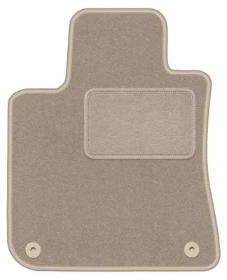 Image de Tapis conducteur en moquette pour Peugeot 308 II 2013- (à hayon) – 1 pièce, beige, sur mesure – Wielganizator LUX