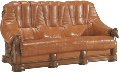 Immagine prodotto di Set di divani per il soggiorno divano imbottito divano in pelle legno 3+1+1 set