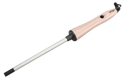 Immagine prodotto di Arricciacapelli da 10 mm, in Vetroceramica, con temperatura massima di 210 °C, per lo styling dei capelli, colore rosa