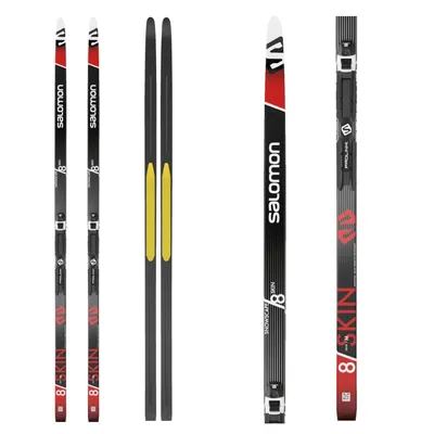 Obrázek produktu pro Běžecký set SALOMON Snowscape 8 Skin s protiskluzovým pásem a vázáním NNN 165 cm 40-50 kg