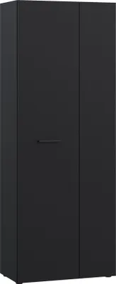 Produktbild von Mehrzweckschrank >NET306< Inneneinteilung, schwarz - 68,7x181,1x36,5cm (BxHxT)