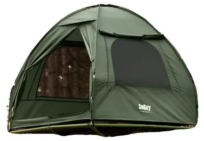 Image de Tente de camping, modèle 7 en 1, montage rapide, verte