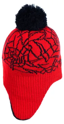 Zdjęcie produktu dla Dziecięca czapka zimowa Spider-Man dla chłopców, Kolor:Czerwony, Rozmiar:54