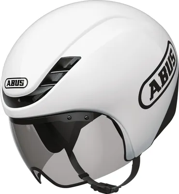 Immagine prodotto di ABUS GameChanger TT 1.1 casco da cronometro - casco aerodinamico per ciclismo sportivo - triathlon, cronometro e ciclismo su pista - per uomo e donna - bianco, taglia M (54-58 cm)