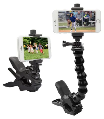 Produktbild von Smartphone-Halterung mit flexiblem Arm - Schwarz