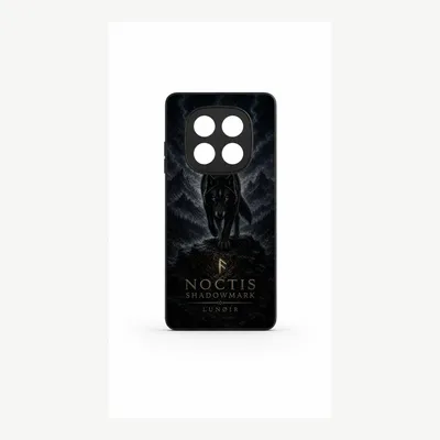 Imagen del producto de Funda para Xiaomi Redmi Note 14 4G, carcasa protectora con diseño de lobo sombrío – LUNØIR ©