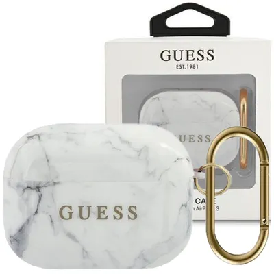 Produktbild von Erraten Guacaptpumawh Airpods Pro Abdeckung Biały/Weiss Marmor Sammlung