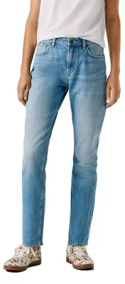 Zdjęcie produktu dla Pepe Jeans Violet Tapered Fit High Waisted Jeans Niebieskie 29 / 30 Damskie Niebieskie 29