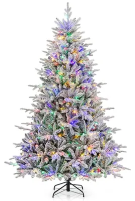 Produktbild von 218 cm hoher künstlicher Weihnachtsbaum mit 350 LED-Lichtern
