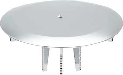 Abdeckhaube für Duschablauf, 90 mm, verchromt, Metall
