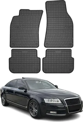 Image de OMAC Tapis de sol pour Audi A6 Berline Break Allroad 2004-2008 Noir caoutchouc
