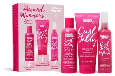 Produktbild von Veganer Lockenstyling-Set mit Gel und Balsam für lockiges Haar