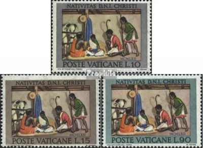 Produktbild von Briefmarken Vatikanstadt 1962 Mi 420-422 (kompl.Ausg.) postfrisch Sondermarken