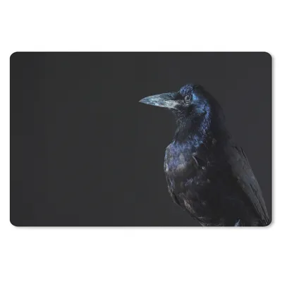 Produktbild von MuchoWow® Schreibtischunterlage Vogel - Tiere - Schwarz 60x40 cm - XXL Mauspad - Großes Mauspad