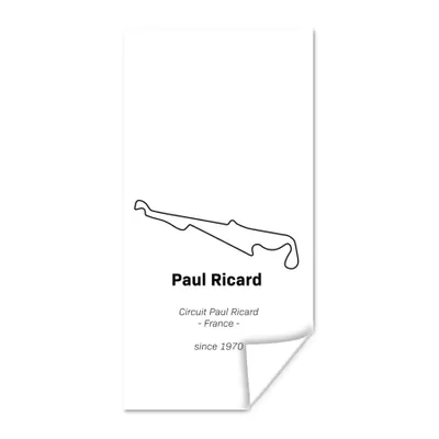 Produktbild von MuchoWow® Poster Formel 1 - Frankreich - Rennstrecke 60x120 cm - Wandschmuck