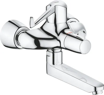 Produktbild von GROHE THM-Waschtischbatterie Grohtherm S 34020_1 Wandmont. Armhebelbetät. chrom