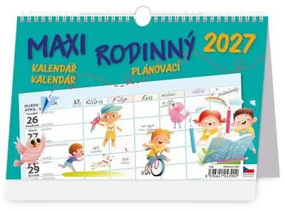 Productafbeelding van Grote gezinsplanner kalender 2027 (S36-27)