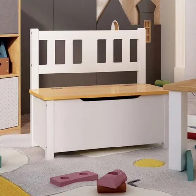 Produktbild von Furniture Select Kinderbank mit Stauraum, 60 x 30 x 55 cm, aus MDF