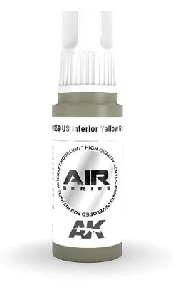 Produktbild von AK Interactive AK11859 - US Interior Yellow Green 17ml -