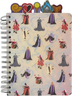 Obrázok produktu pre Loungefly - Notesownik Disney Villains - Oficjalny produkt stworzony z pasją