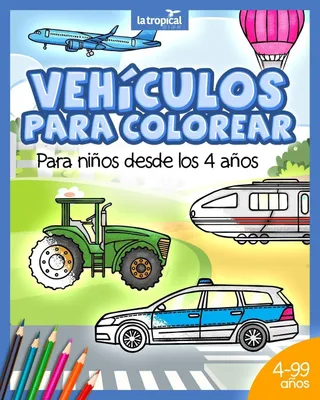 Produktbild von Vehículos para colorear para niños desde los 4 años