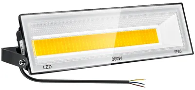 LED-Außenstrahler 200 W, 20000 lm, grau