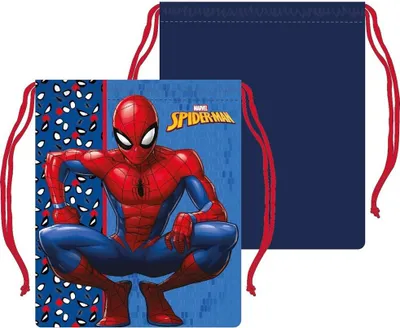 Obrázek produktu pro Sáček na svačinu Spiderman 26,5 cm dětská taška na svačinu Marvel