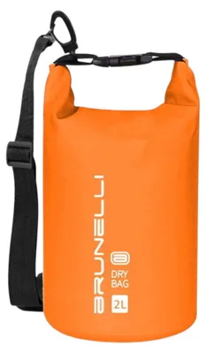 Immagine prodotto di BRUNELLI 2L Dry Bag Borsone impermeabile Zaino Dry bag con tracolla - Colore: arancione