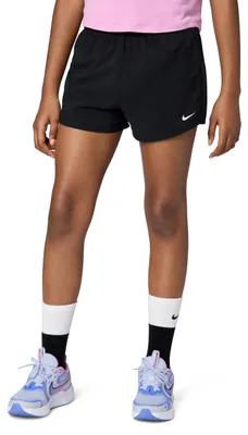 Productafbeelding van Nike meisjes shorts, model NK DF ONE WVN HR, zwart, maat 12-13 jaar (EU)