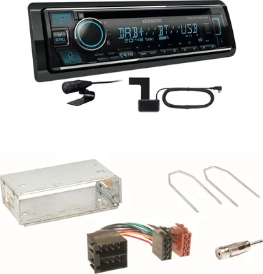 Produktbild von Kenwood KDC-BT760DAB Bluetooth DAB USB Einbauset für Citroen Berlingo bis 2007