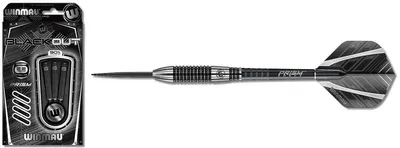 Produktbild von Winmau 1043-24, Dart-Zubehör-Set, Schwarz, Tungsten, Erwachsener, 406 mm, 8 mm