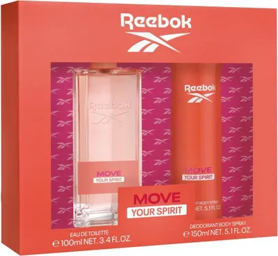 Obrázok produktu pre Reebok Move Your Spirit Women Woda toaletowa, 100 ml + Dezodorant, 150 ml
