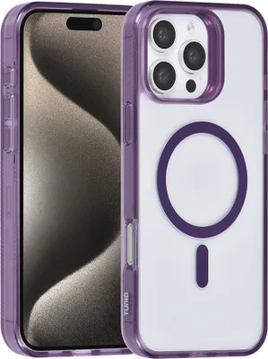 Immagine prodotto di Custodia posteriore TUNIQ per iPhone 16 Pro Max - Silicone Magsafe - Viola