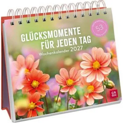Produktbild von Wochenkalender 2027: Glücksmomente für jeden Tag