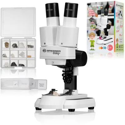 Produktbild von Bresser Junior Stereomikroskop Auflicht- und Durchlichtmikroskop 50x