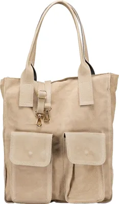Produktbild von Hausfelder Manufaktur Shopper Velours Beige 39