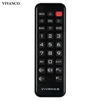 Produktbild von ViVanco™RR Z170, TV, Drucktasten, Schwarz