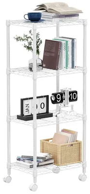 Image de Étagère mobile à 4 niveaux pour différents espaces