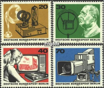 Produktbild von Briefmarken Berlin (West) 1973 Mi 455-458 (kompl.Ausgabe) postfrisch 50 Jahre Rundfunk