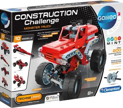 Produktbild von Clementoni Construction Challenge - Monster Trucks