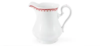 Image de Pot à lait, 1 l, porcelaine tchèque, Hyggeline, rouge, Leander