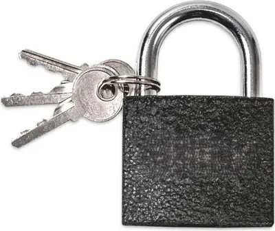 Immagine prodotto di Lucchetto nero 60 mm - Al pezzo