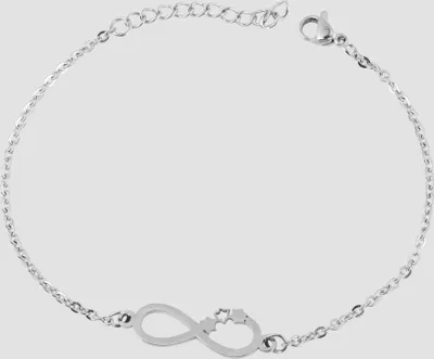 Produktbild von "Daiman" Infinity-Armband aus Edelstahl, 17 + 3 cm