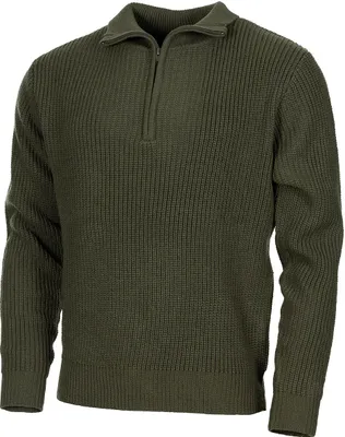 Immagine prodotto di Pullover MFH, "Troyer", con zip, oliva