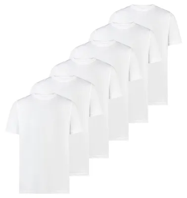 Produktbild von LERROS 6er Pack Basic T-Shirt Reine Baumwolle, Pflegeleicht  und atmungsaktiv, Normale Passform